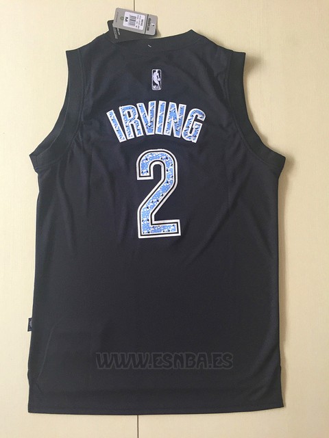 Camiseta Diamonds Editon Cleveland Cavaliers Kyrie Irving #2 Negro